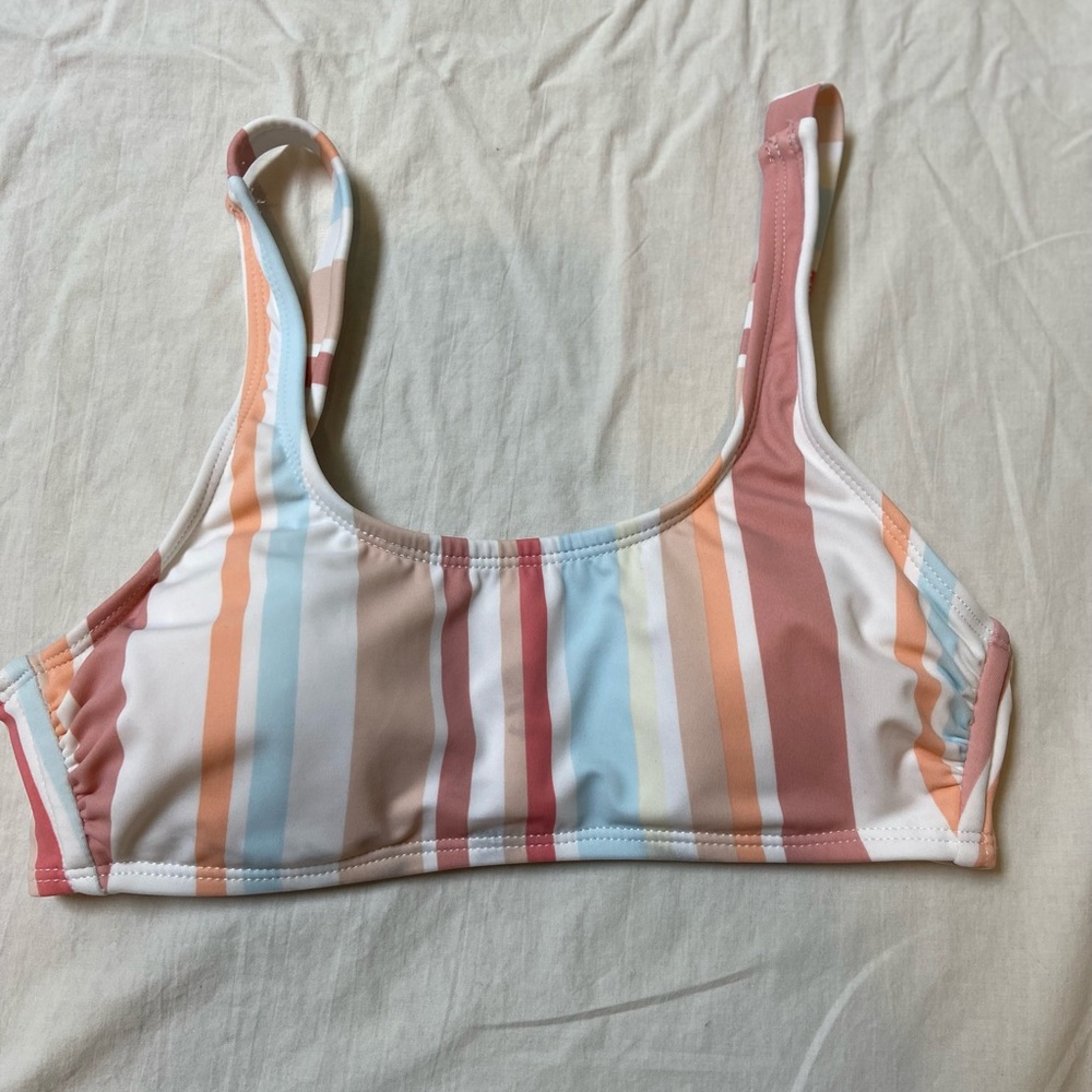 Striped Bikini Top
